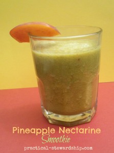 Pineapple Nectarine Smoothie