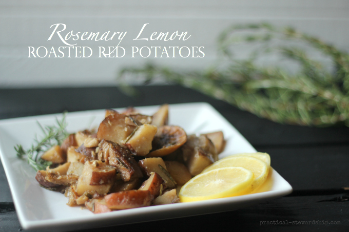 Rosemary Lemon Roasted Red Potatoes