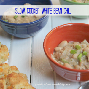 Slow Cooker White Bean Chili