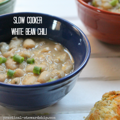 Slow Cooker White Bean Chili