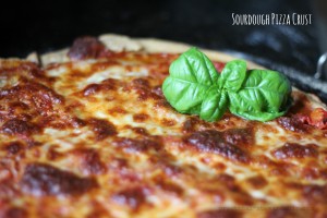 Pizza with a Sourdough Crust