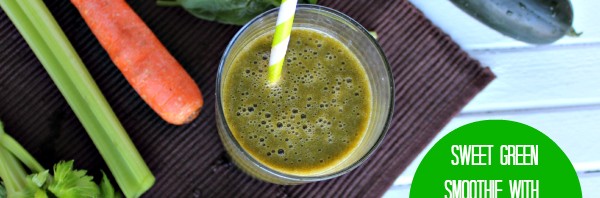 Sweet Smoothie with 6 Hidden Veggies and Greens