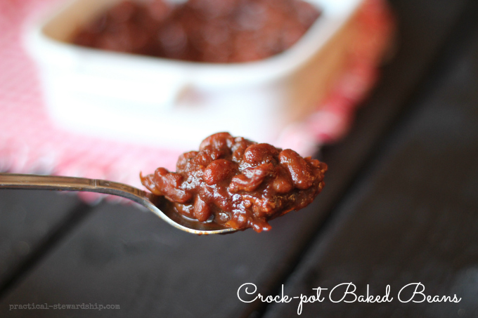 Baked Beans in the Slow Cooker