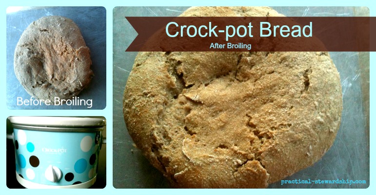 Crock-pot Homemade (Sourdough) Bread Recipe - Practical Stewardship