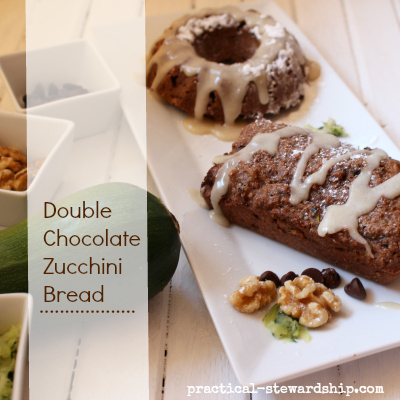 Double Chocolate Yogurt Zucchini Bread