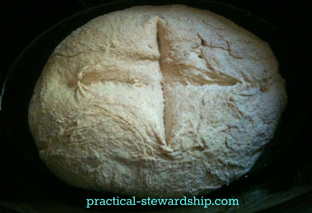 Crock-pot Homemade (Sourdough) Bread Recipe - Practical Stewardship