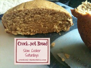 Crock-pot Half Sourdough Bread @ practical-stewardship.com