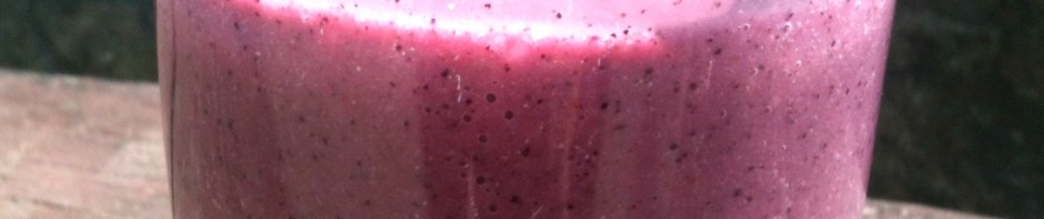 Double Berry Chia Seed Smoothie