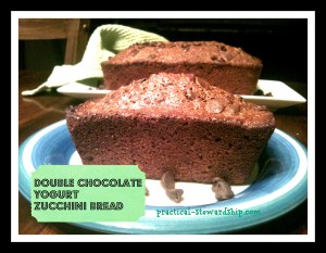 Double Chocolate Yogurt Zucchini Bread