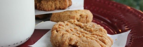 Gluten-Free 4 Ingredient Peanut Butter Cookies