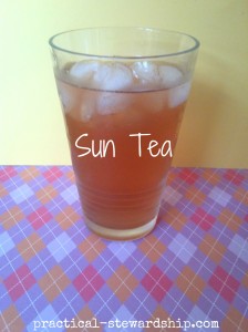 Sun Tea Recipe