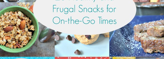 20 Healthy and Frugal Snacks for On-the-Go Times