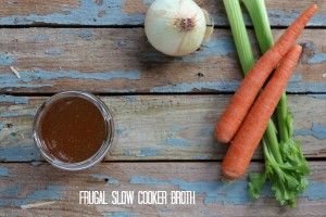 Frugal Slow Cooker Broth