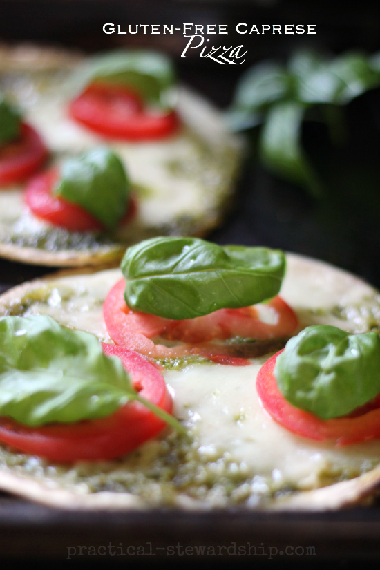 Gluten-Free Caprese Pizza