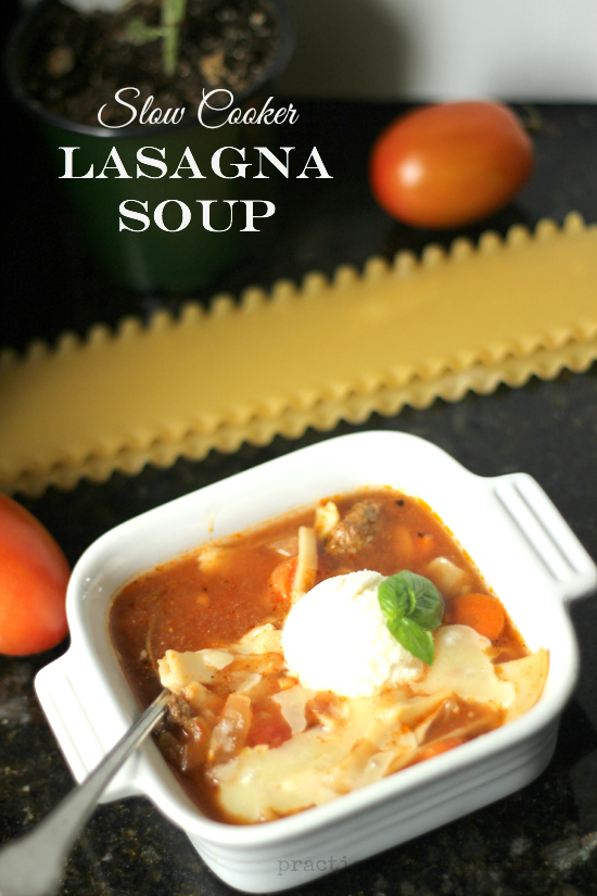 Slow Cooker Lasagna Soup