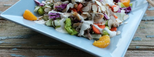 Healthified Oriental Chicken Salad, G-F