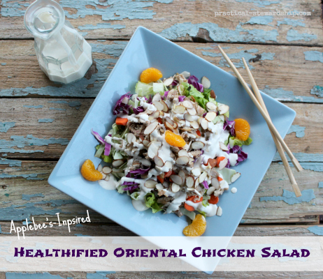Healthified Oriental Chicken Salad, G-F