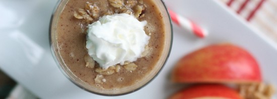 Apple Pie Smoothie with Granola