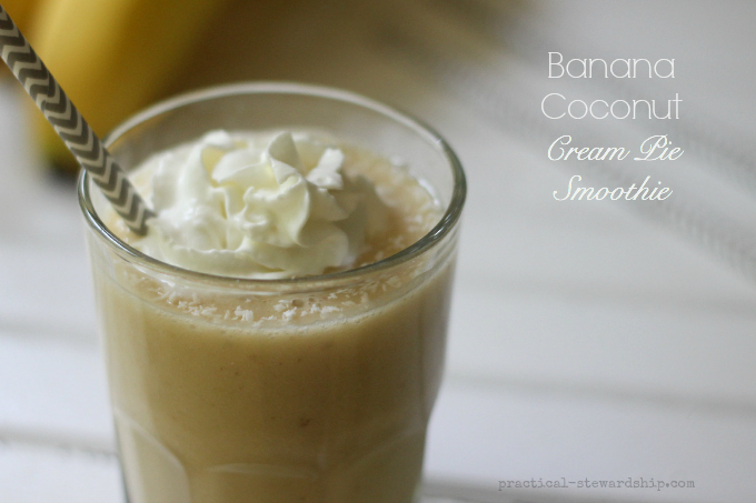 Banana Coconut Cream Pie Smoothie