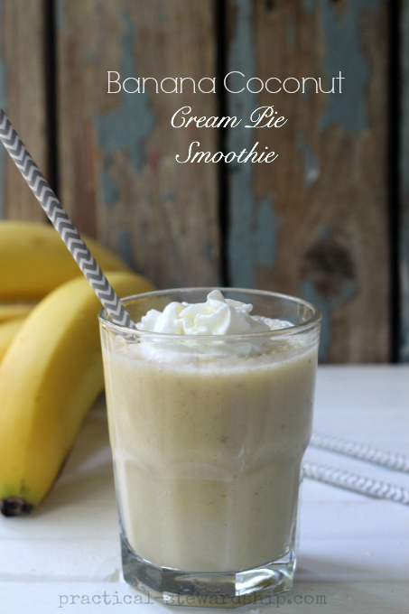 Banana Coconut Cream Pie Smoothie