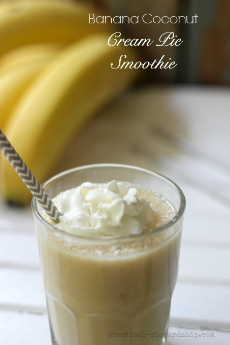 Banana Coconut Cream Pie Smoothie