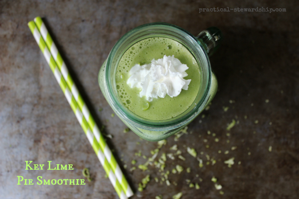 Key Lime Pie Smoothie mit Schale