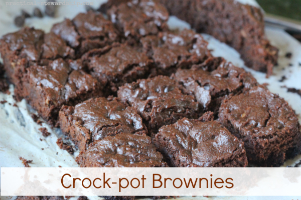 Crock-pot Brownie, Vegan opt. oven opt.