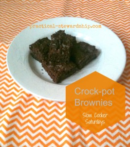 Crock-pot Brownies G-F @ practical-stewardship.com