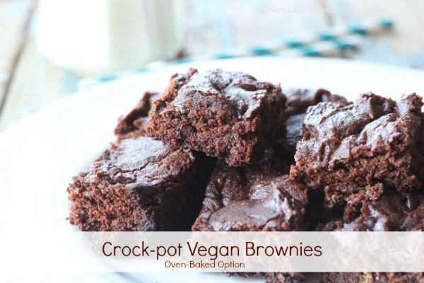 Crock-pot Vegan Brownies