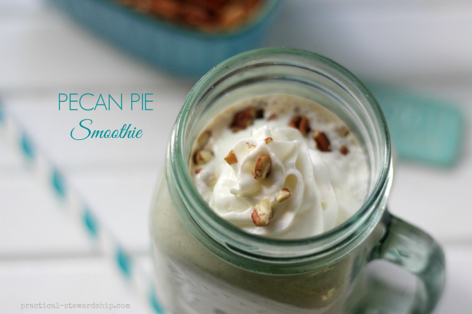 Pecan Pie Smoothie with Pecans