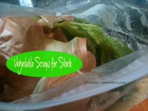 Vegetable Scraps for Stock @ practical-stewardship.com