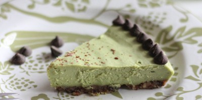 Raw Grasshopper Pie, Gluten-free, Dairy-free, Egg-free