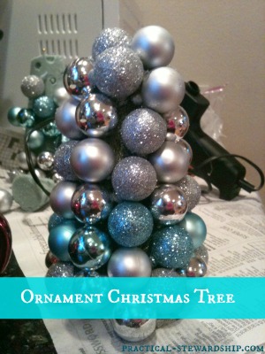 Ornament Christmas Trees Tutorial - Practical Stewardship