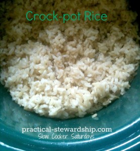 Crock-pot Rice