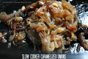 Slow Cooker Caramelized Onions