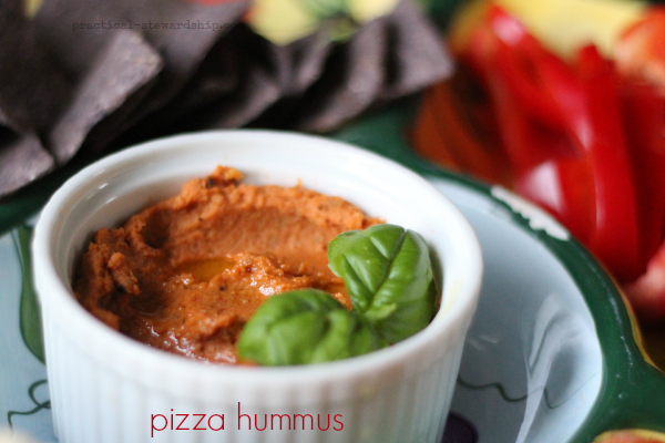 easy pizza hummus