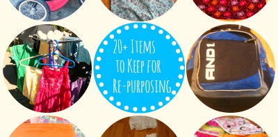 20+ Items to Keep for Re-purposing