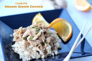 Crock pot Orange Ginger Chicken