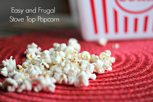 Stove Top Popcorn