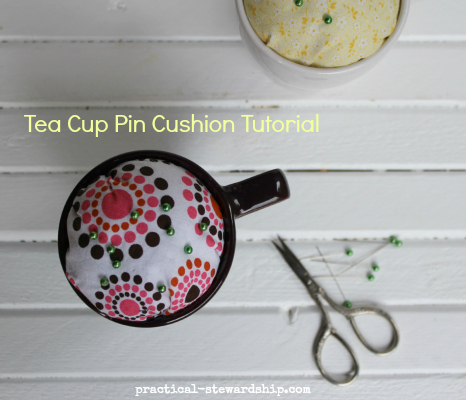 How to Make a Tea Cup Pin Cushion - SEW IT WITH LOVE I Sewing classes,  workshops, courses, London