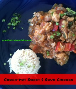 sweet and sour chicken in crock pot