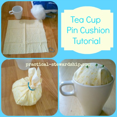 How to Make a Tea Cup Pin Cushion - SEW IT WITH LOVE I Sewing classes,  workshops, courses, London