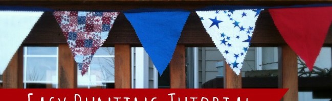 Easy Bunting Tutorial