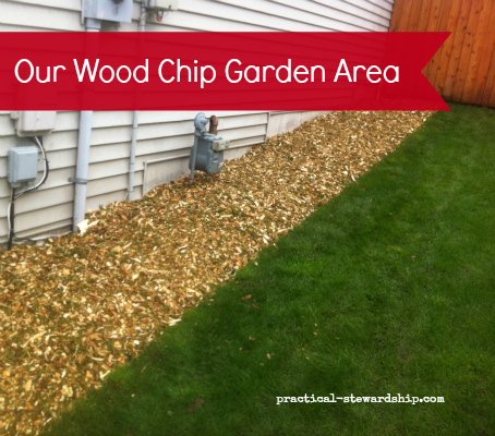 Wood Chip Garden Area