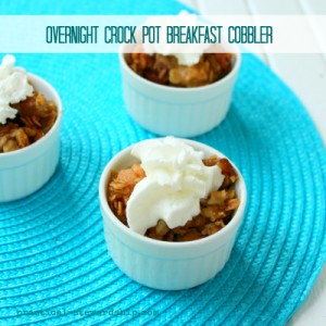 Crock pot Breakfast Cobbler