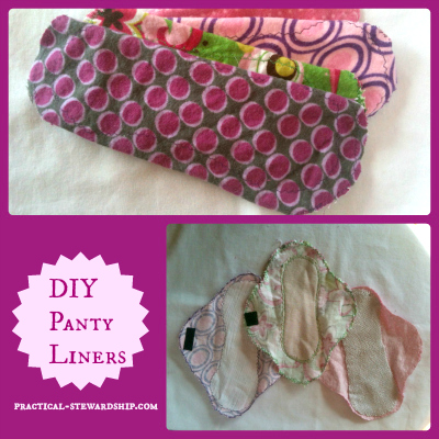 How to sew reusable cloth panty liners and pads 