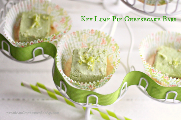 Key Lime Pie Cheesecake Bars, D-f, G-f