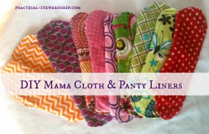 DIY Mama Cloth Panty Liners