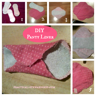 Hand Sew Cloth Pad & Liner · A Panty Liner · Sewing on Cut Out + Keep