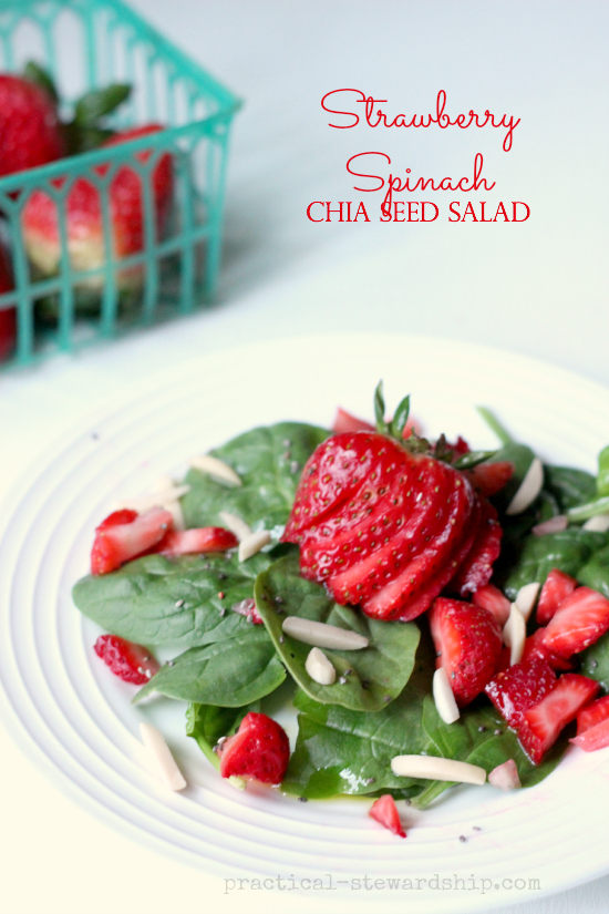 Strawberry Spinach Salad